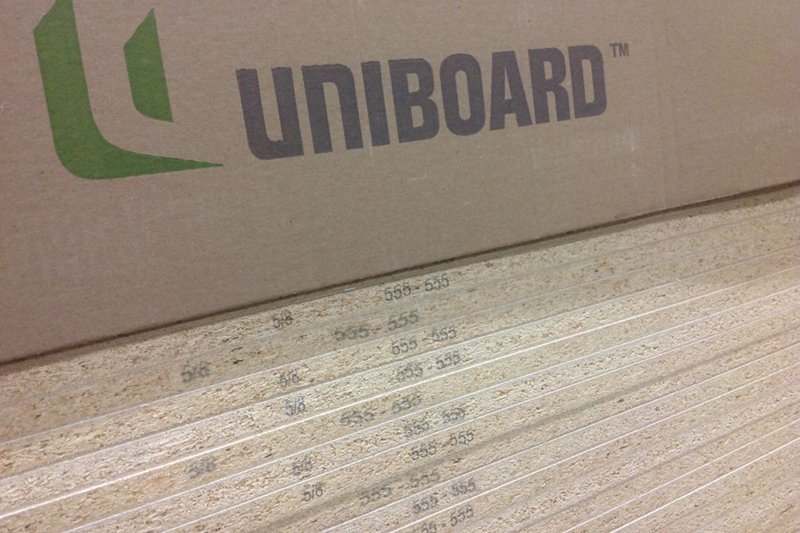 Green particle board