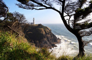 Lighthouse on cliff