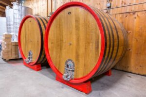 Big wine barrels