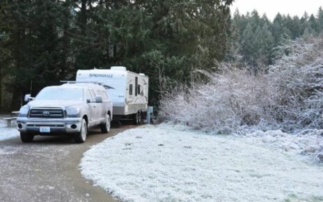 RV winter camping
