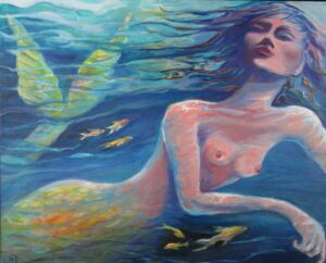 Naked mermaid